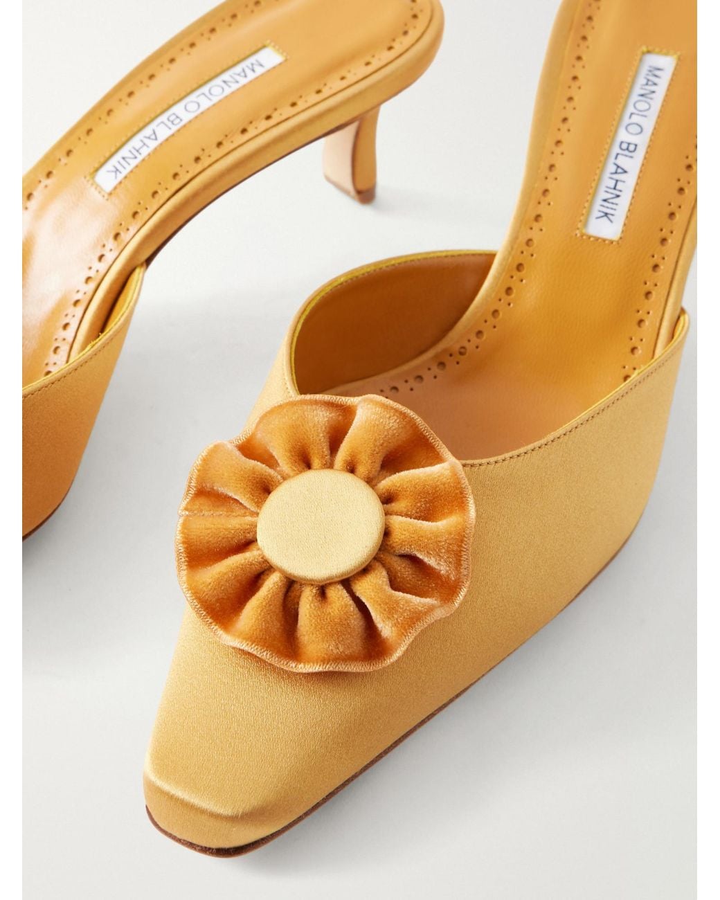 Manolo Blahnik Natural Casual Mules