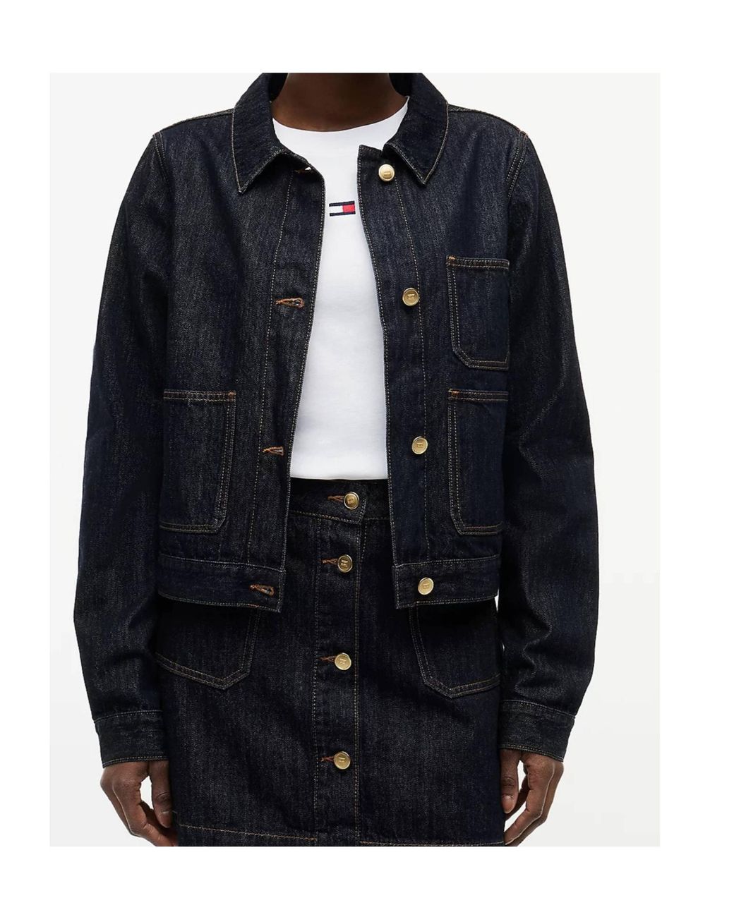 Tommy Hilfiger Blue Button-Up Denim Jacket