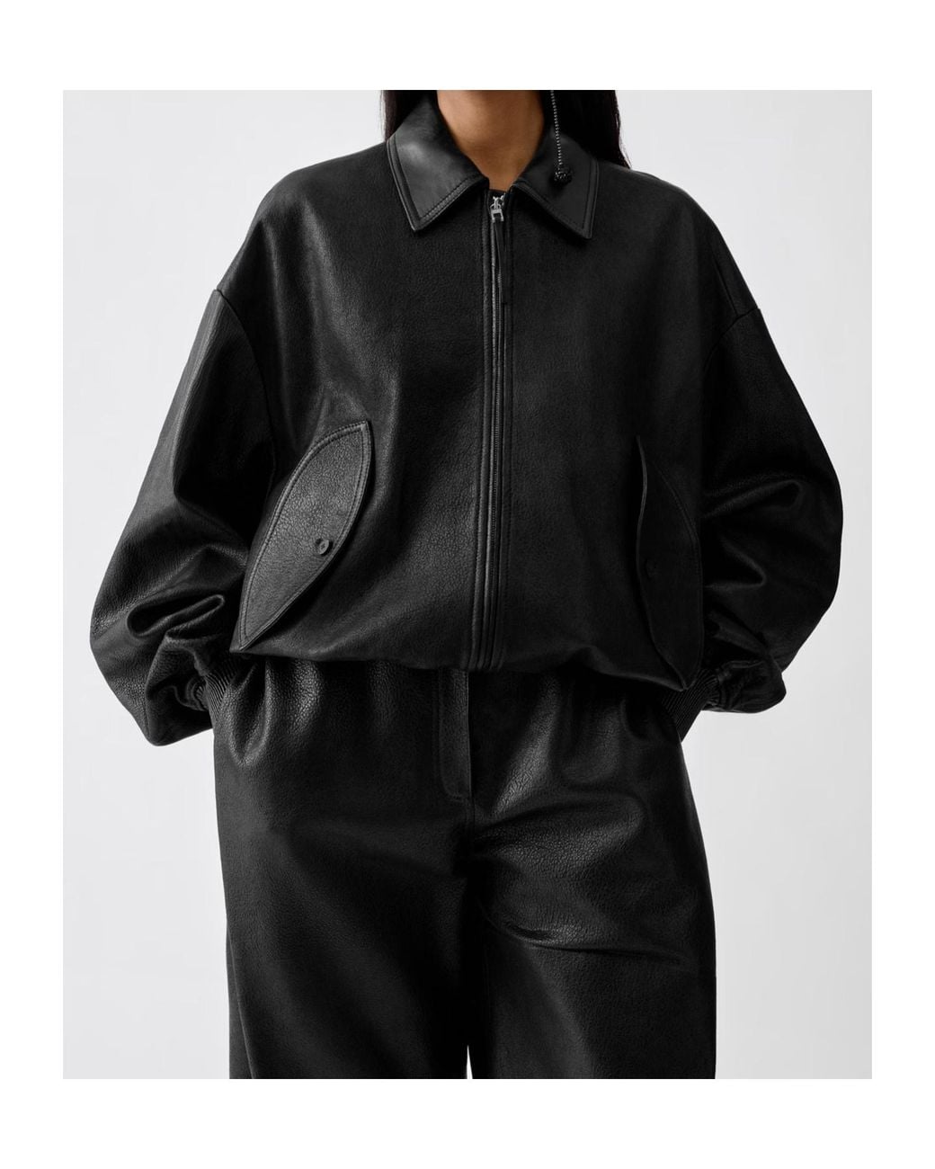 Jacquemus Black Collared Zip-Up Jacket