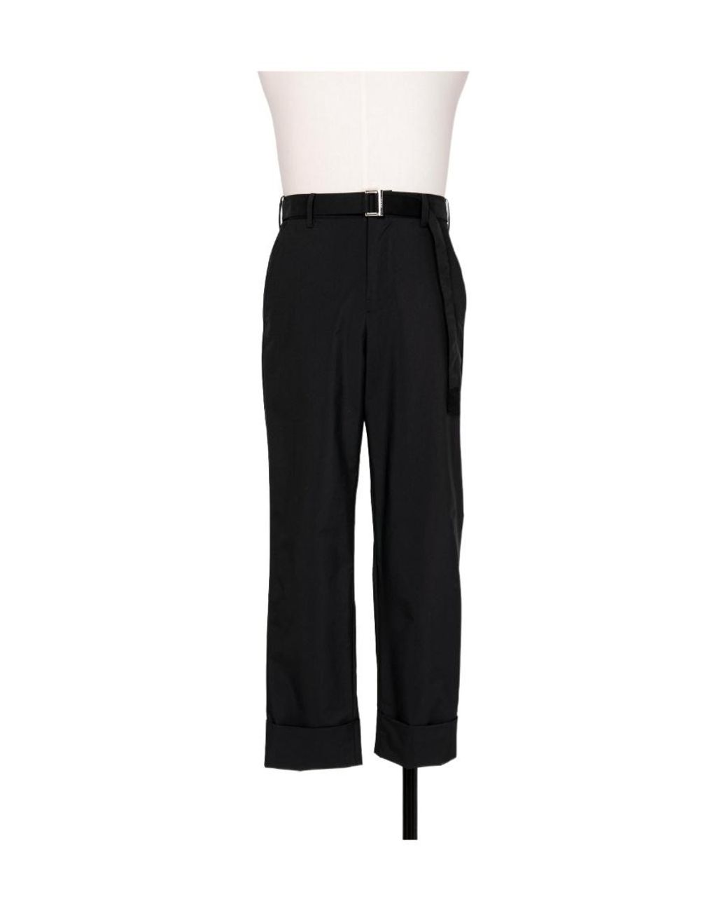Sacai Blue Logo Casual Pants for men