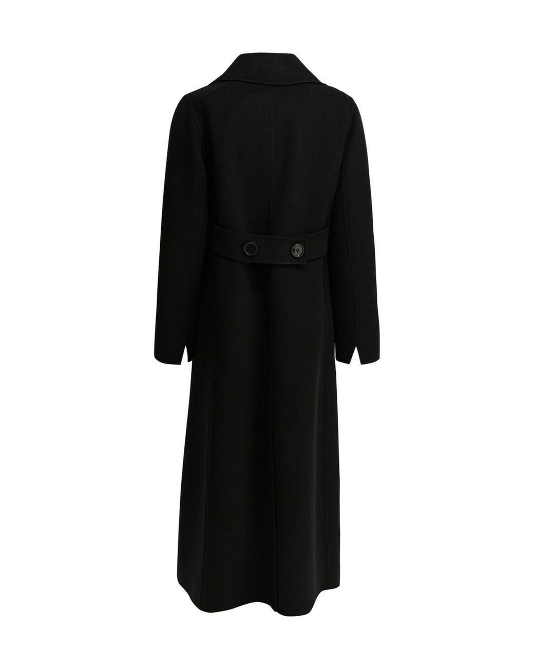 Max Mara Black 'S Custodi Double Breasted Coat