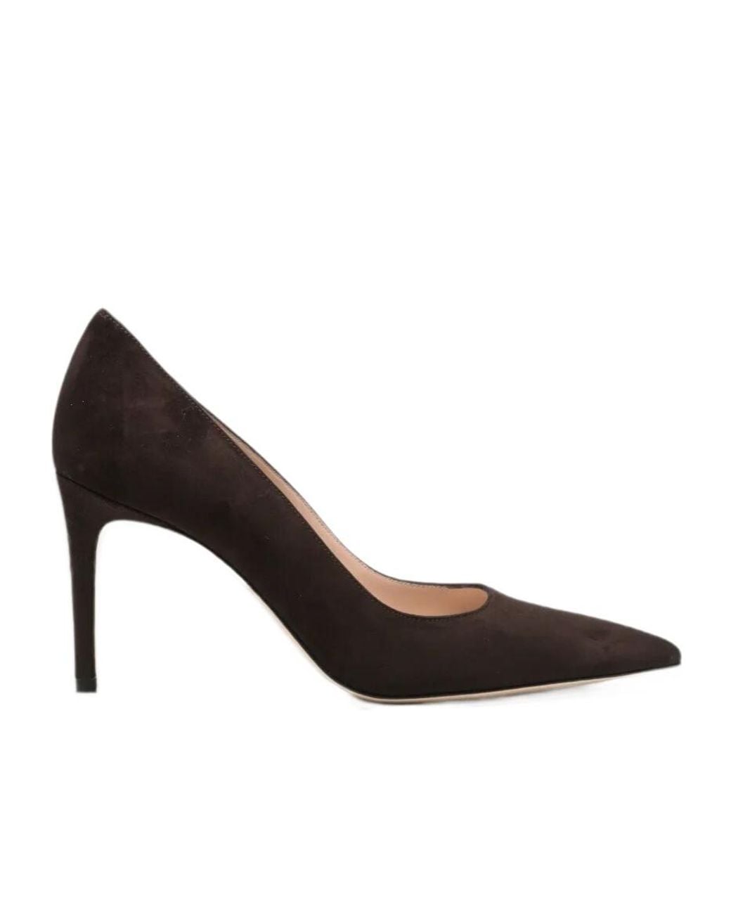 Stuart Weitzman Brown Pointed-Toe High Heels
