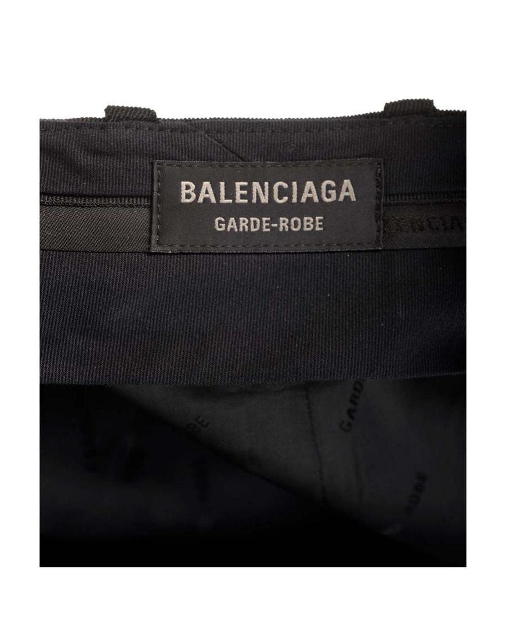 Balenciaga Black Side Slit Tailored Maxi Skirt