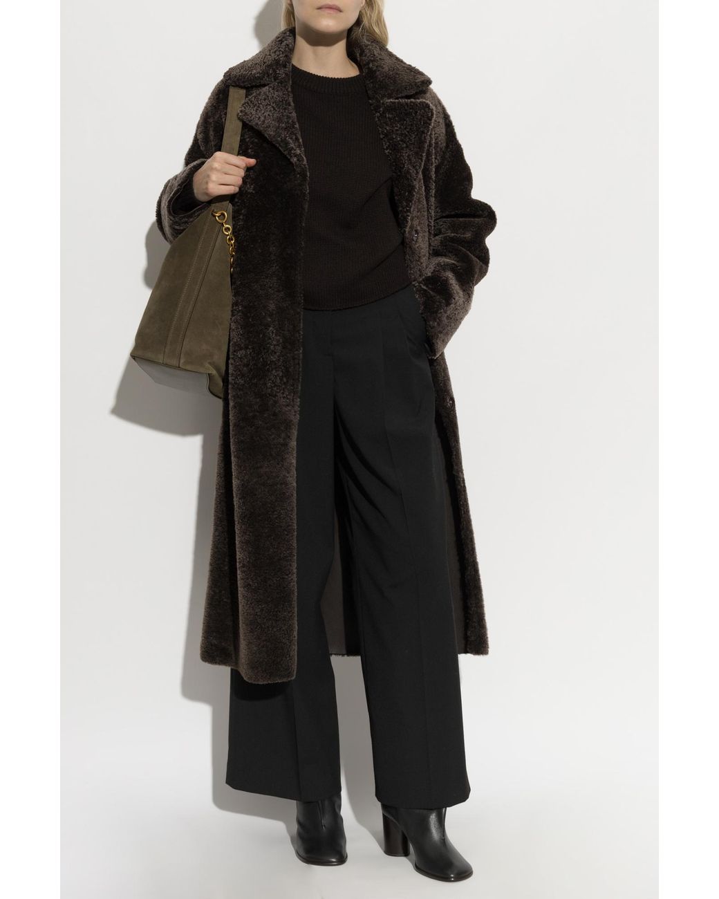 Arma Black Collared Coat