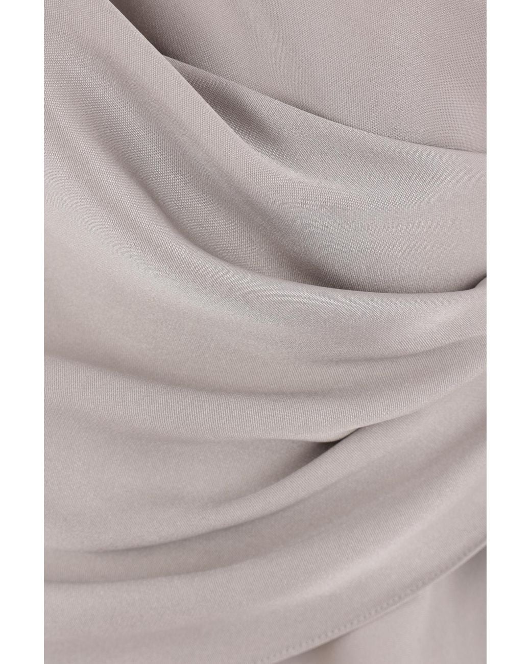 Giorgio Armani Gray Wrap Design Draped Blouse