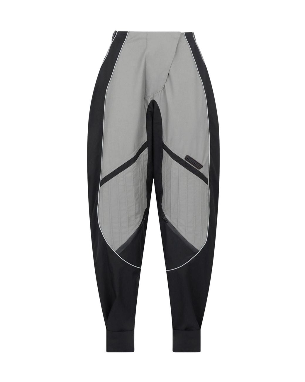 The Attico Gray The Two-Toned Panelled Pants