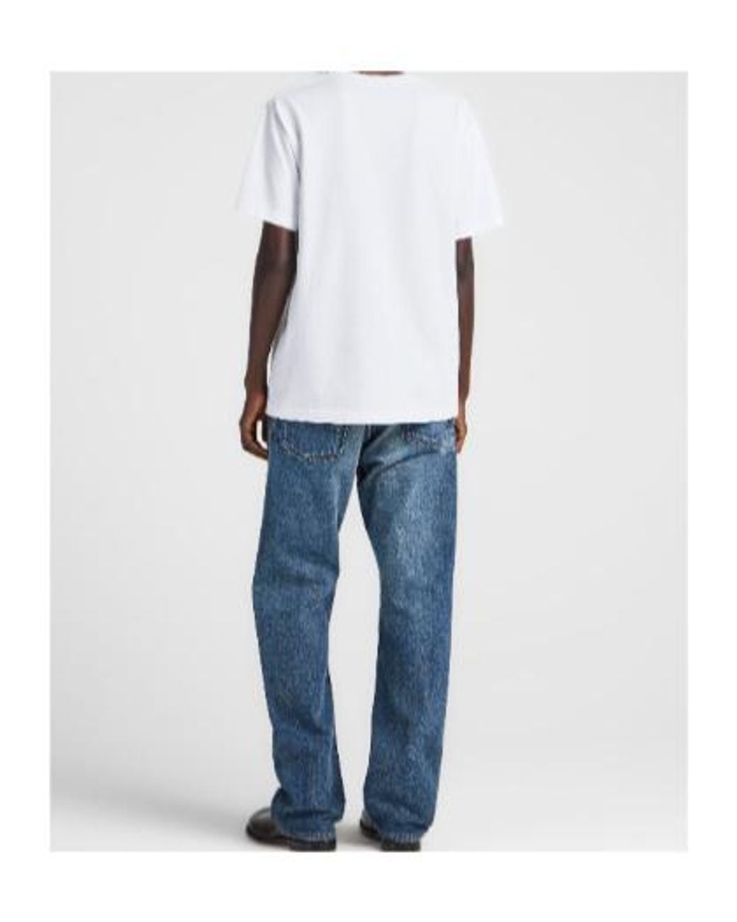 J.W. Anderson White Embroidered-Logo T-Shirt