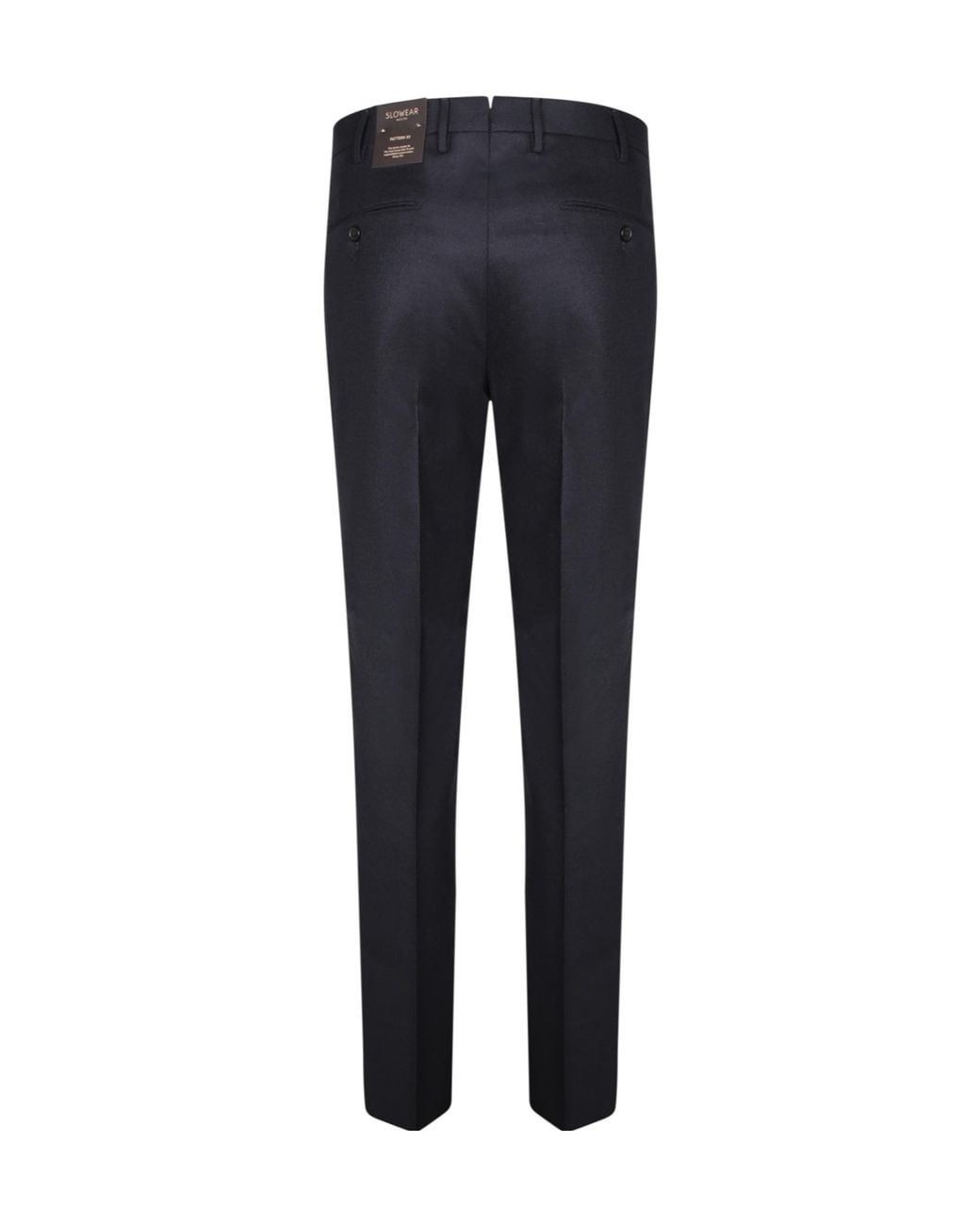 Incotex Blue Straight-Leg Wool Pants for men