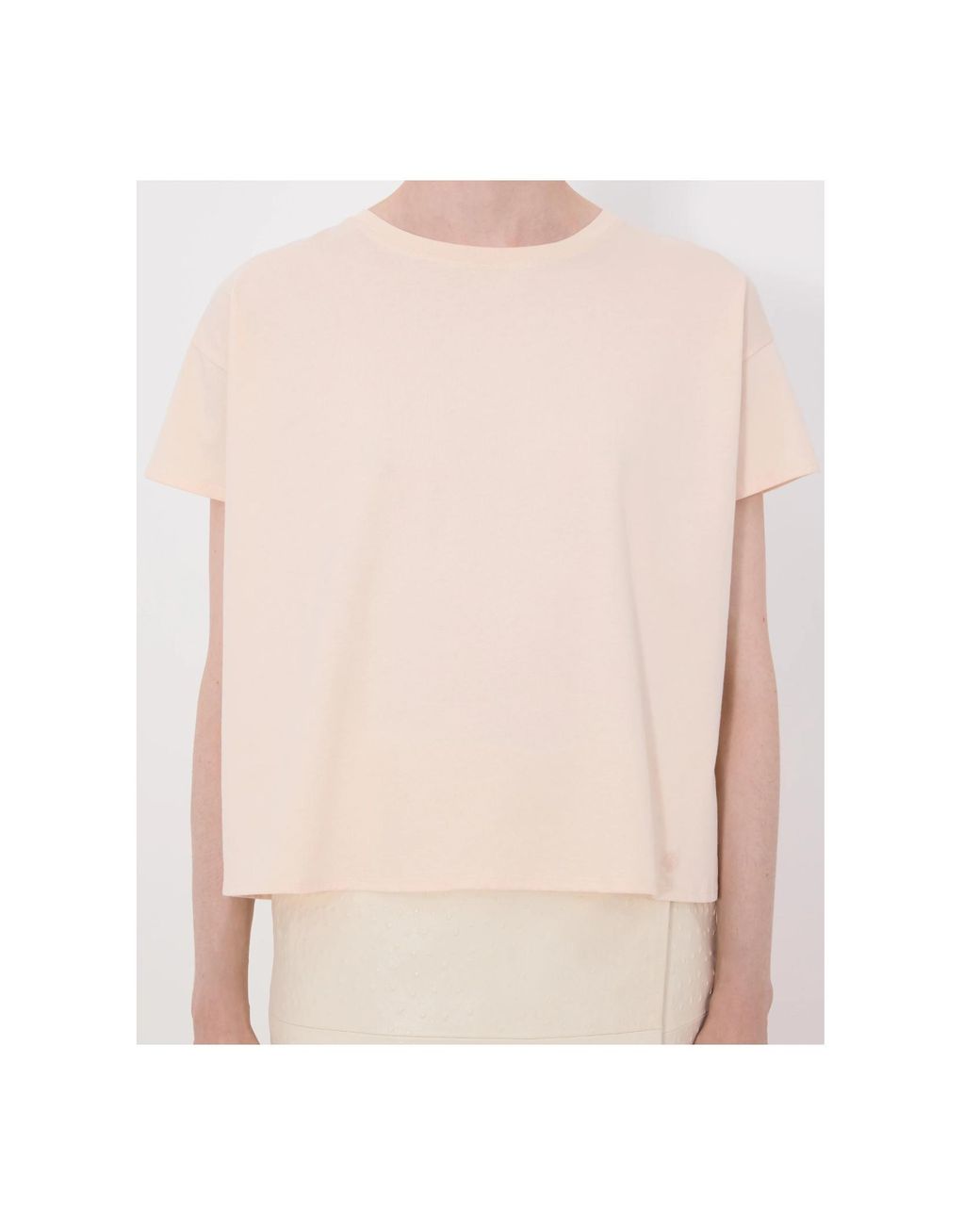 Loulou de Saison Pink Basiluzzo Boxy T-Shirt