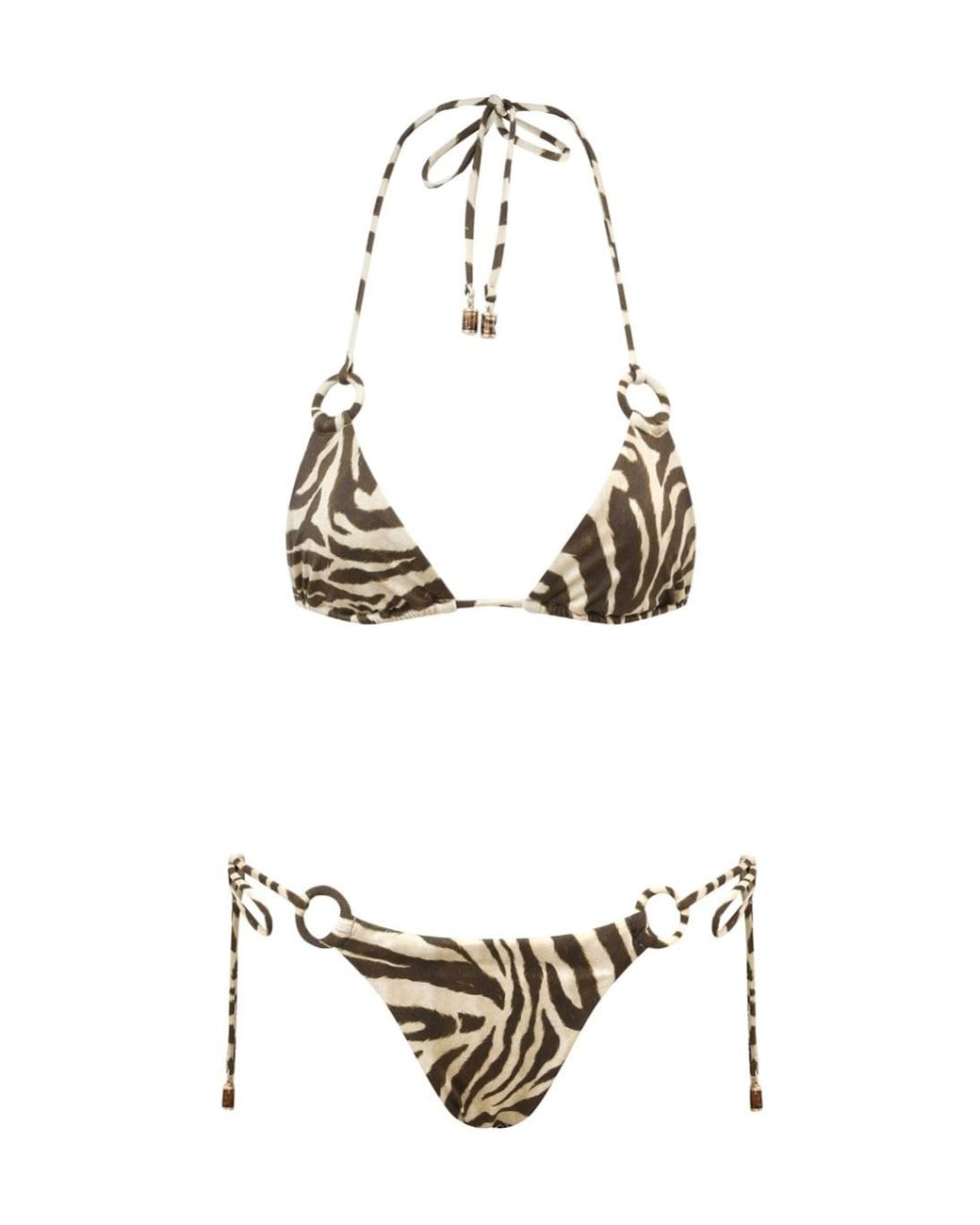 Zimmermann White Wanderlust Ring-Tie Bikini