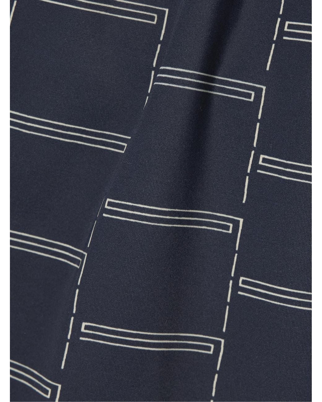 Matteau Blue Square Printed Swimsuit