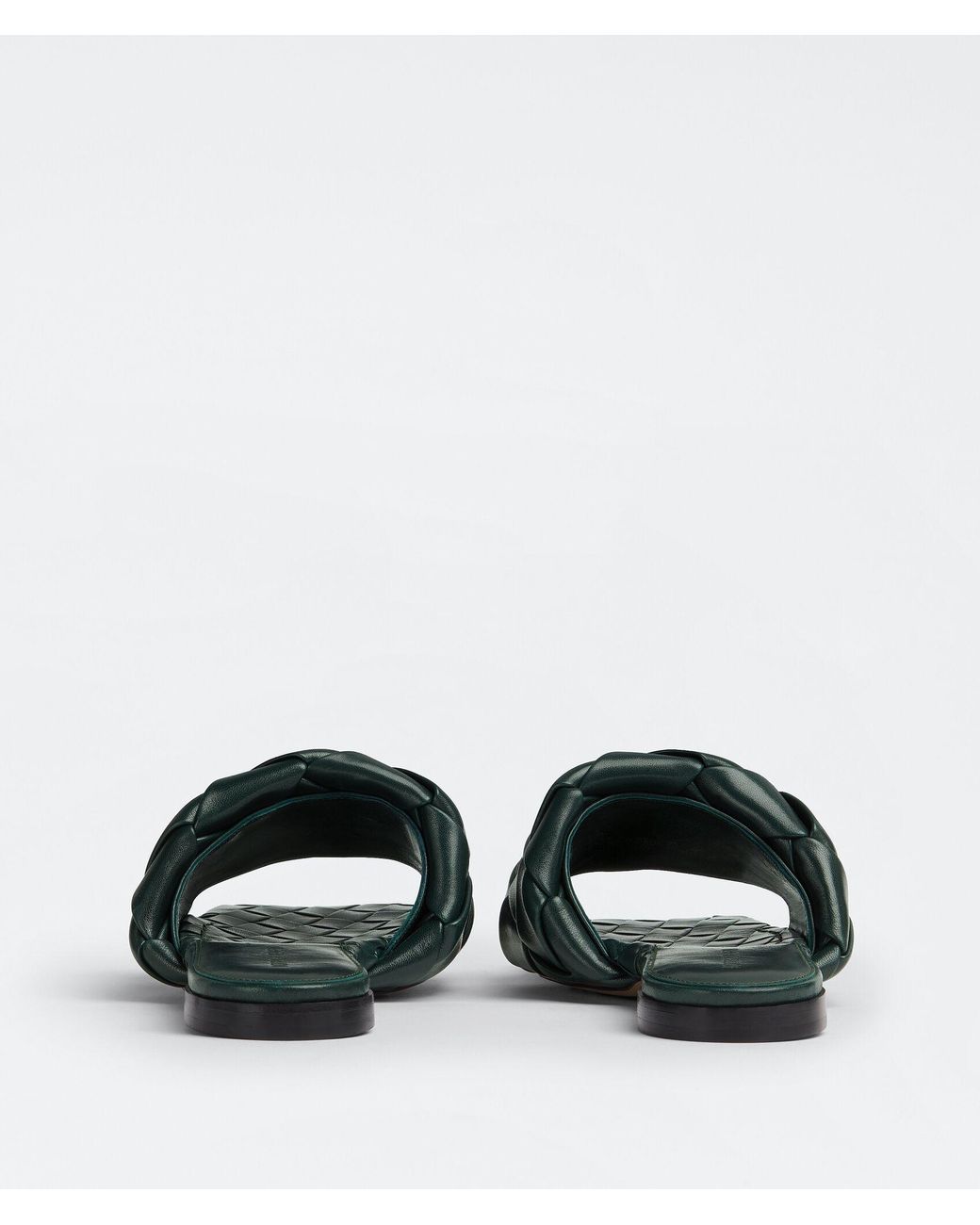 Bottega Veneta Green Bv Lido Flat Sandals