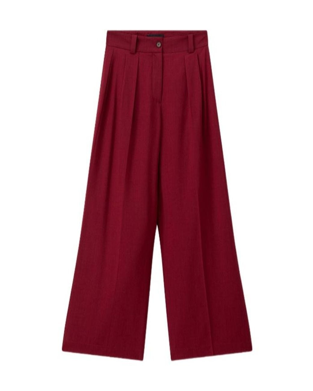Joseph Red Forest Fine Wool Trousers
