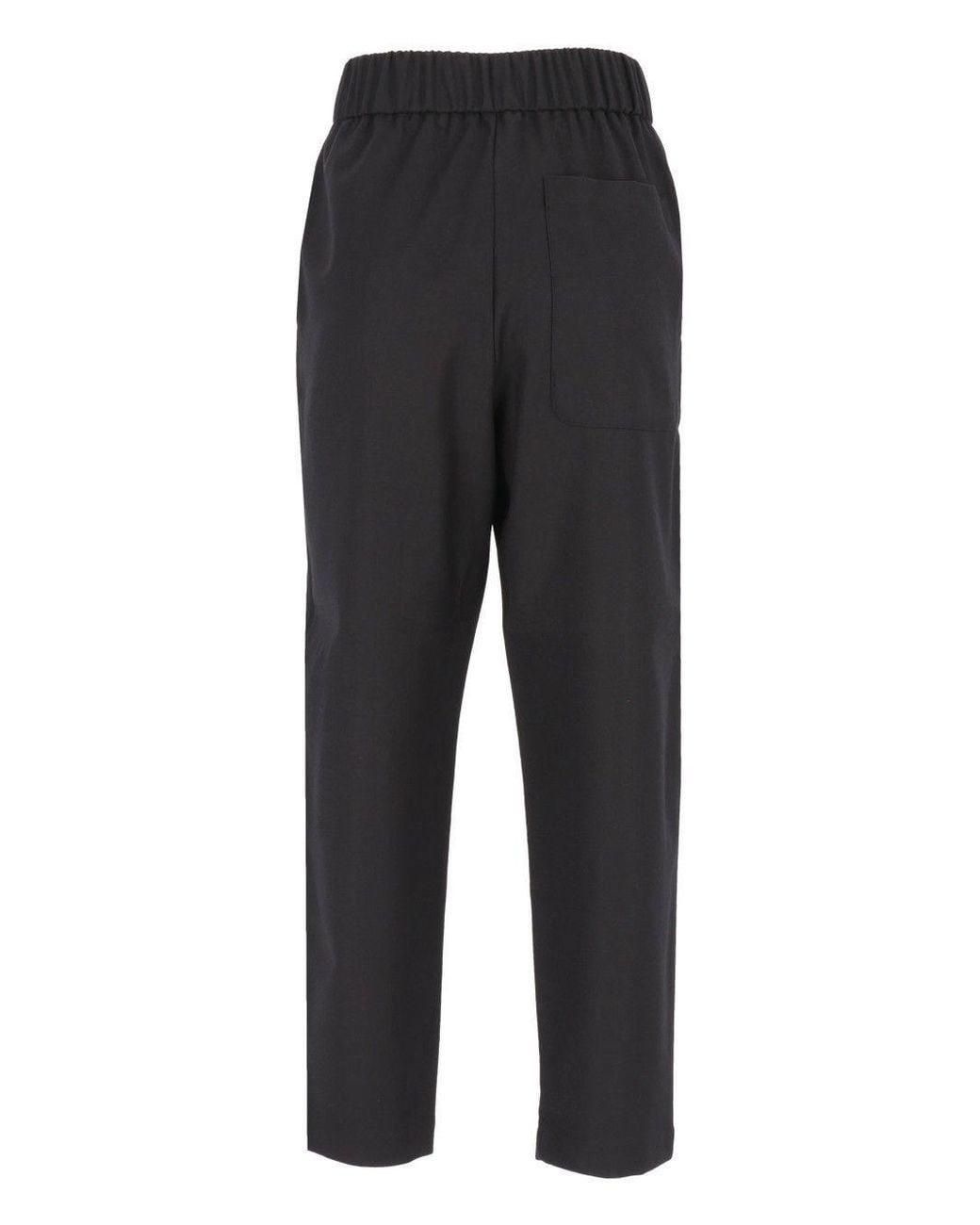 Barena Black Jole Elasticated Waist Pants