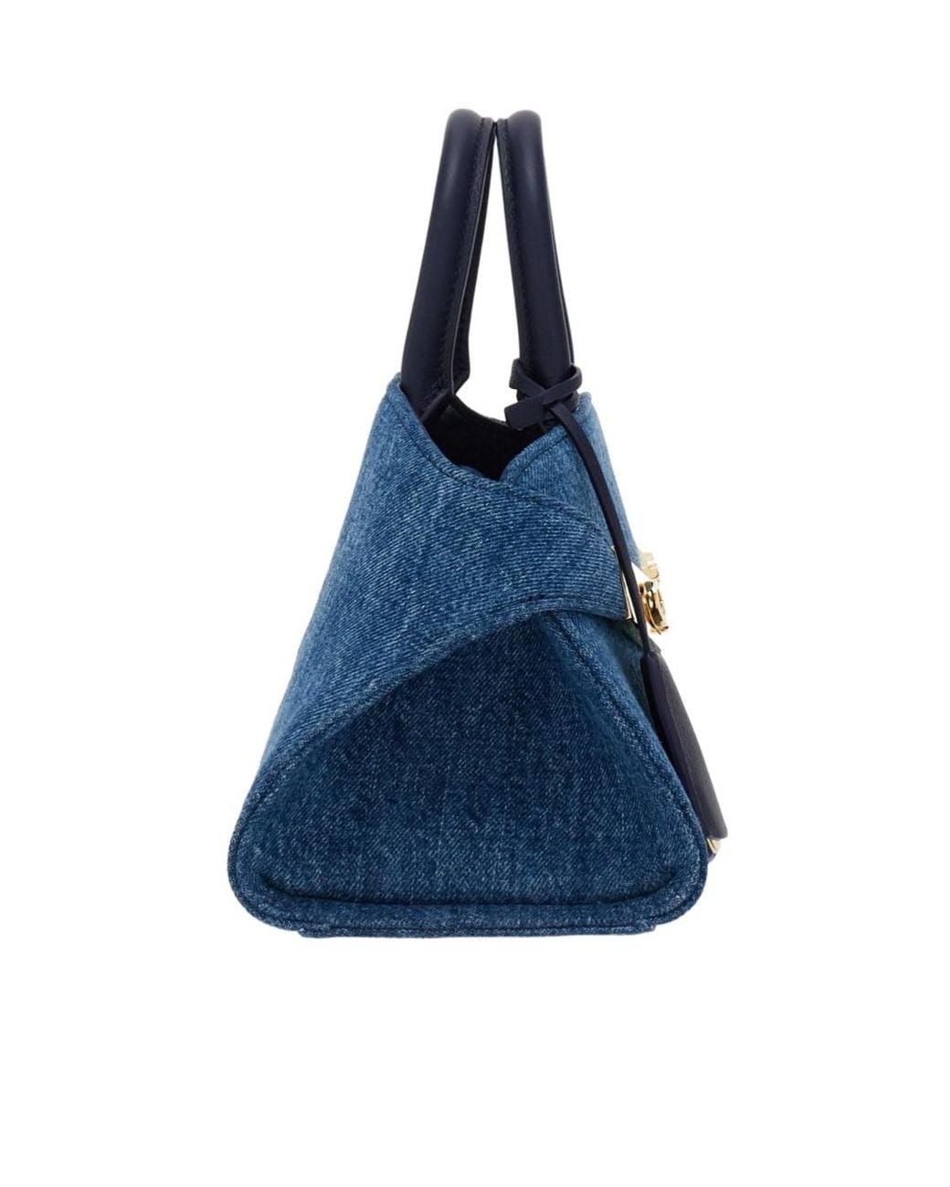 Ferragamo Blue Hug Handbag (Xs)