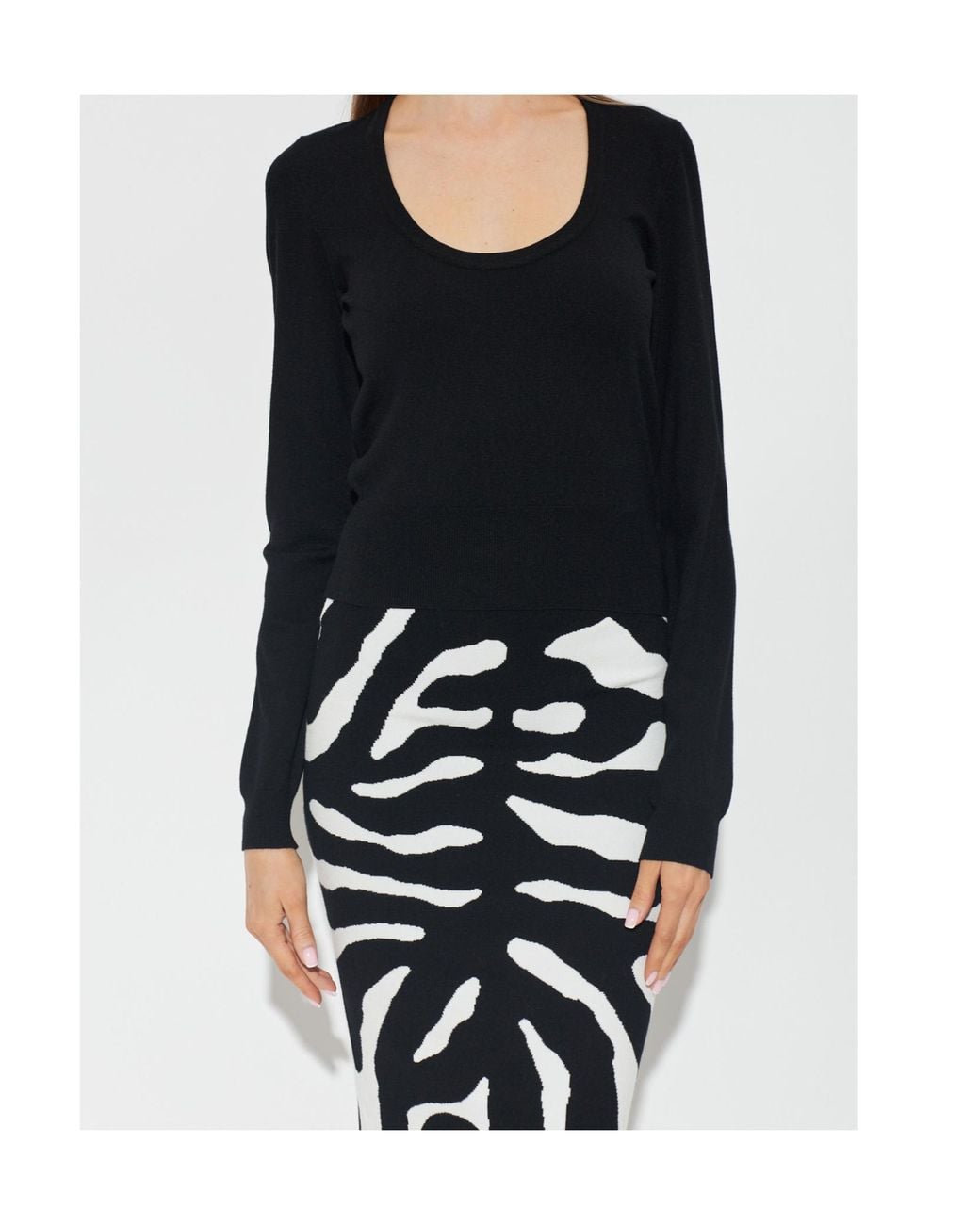 Moschino Black Long-Sleeve Sweatshirt