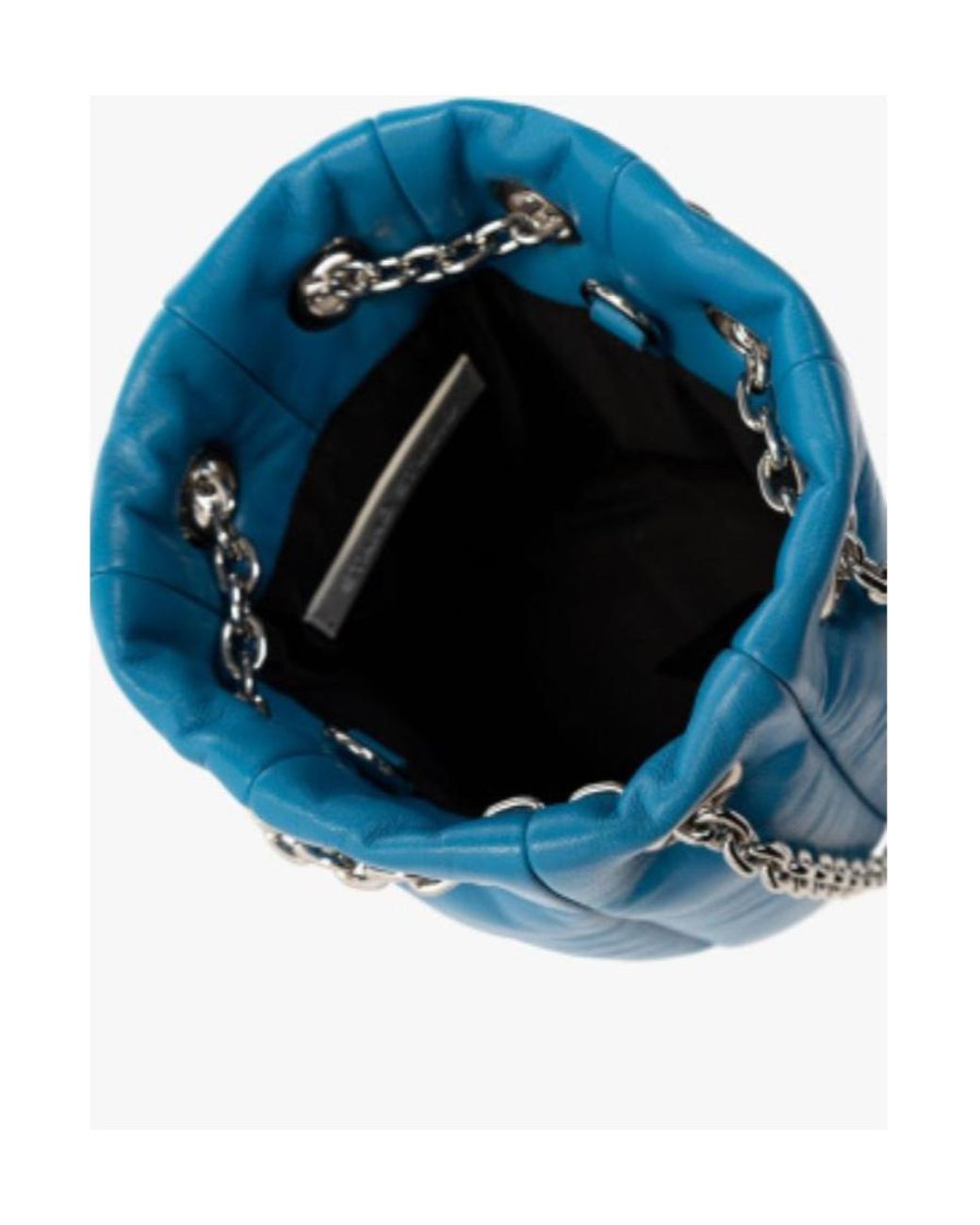 Stand Studio Blue Yvette Chain-Linked Bucket Bag