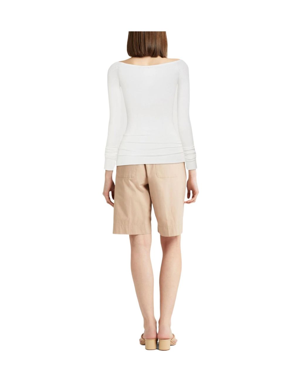 Sportmax White T-Shirt Modal, Polyester