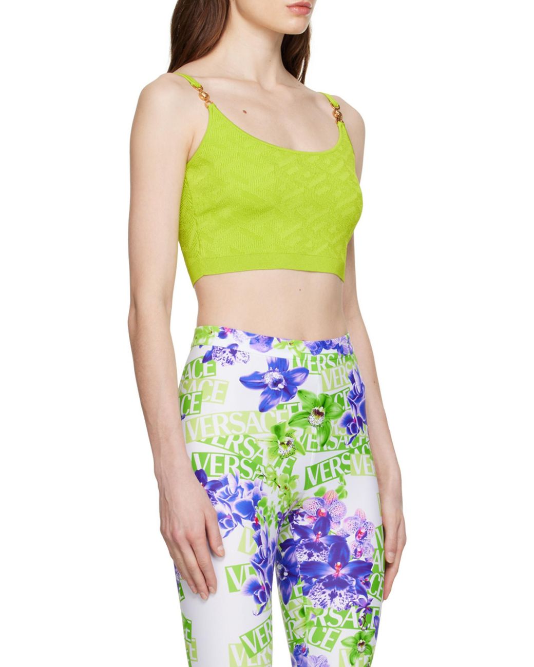 Versace Yellow Knitted Top