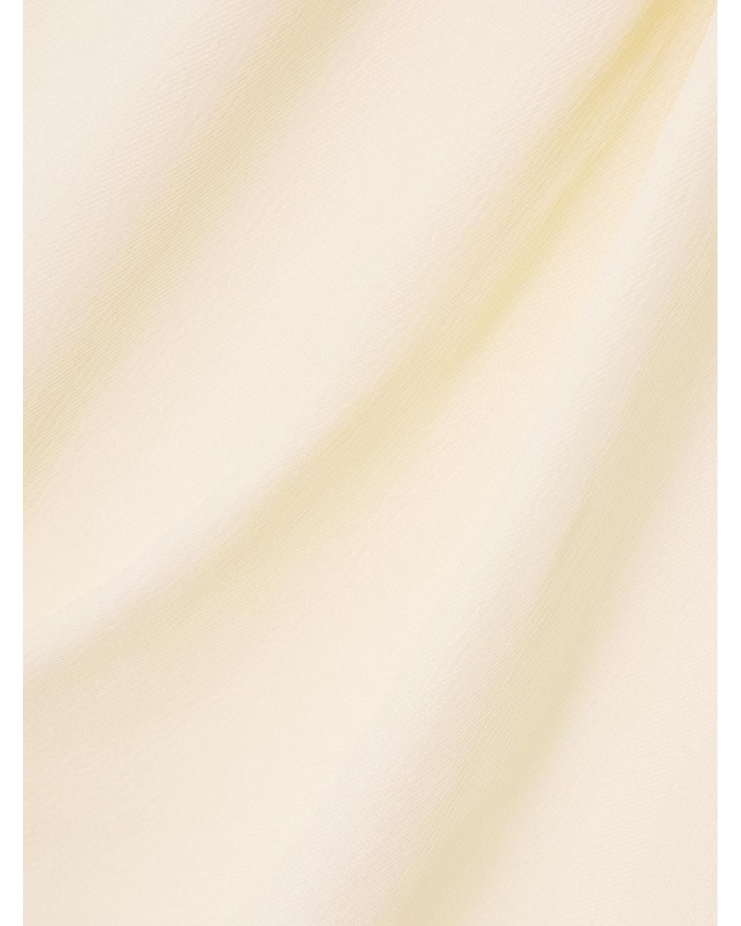 Proenza Schouler Natural Hallie Draped Ruched Twill Midi Dress
