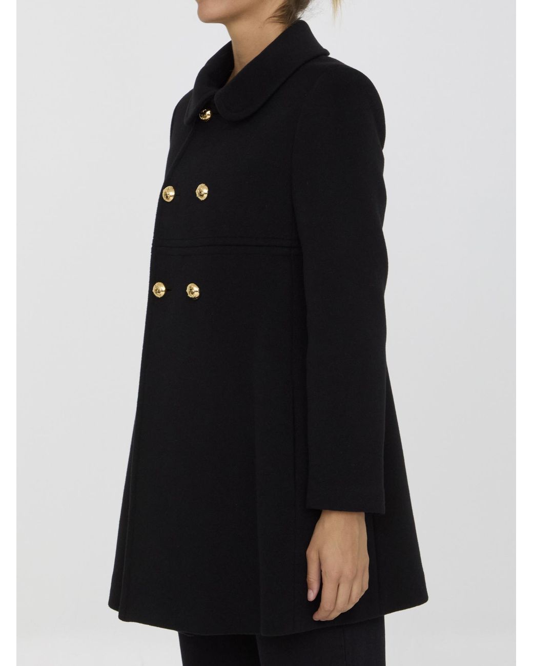 Céline Black Victorine Coat