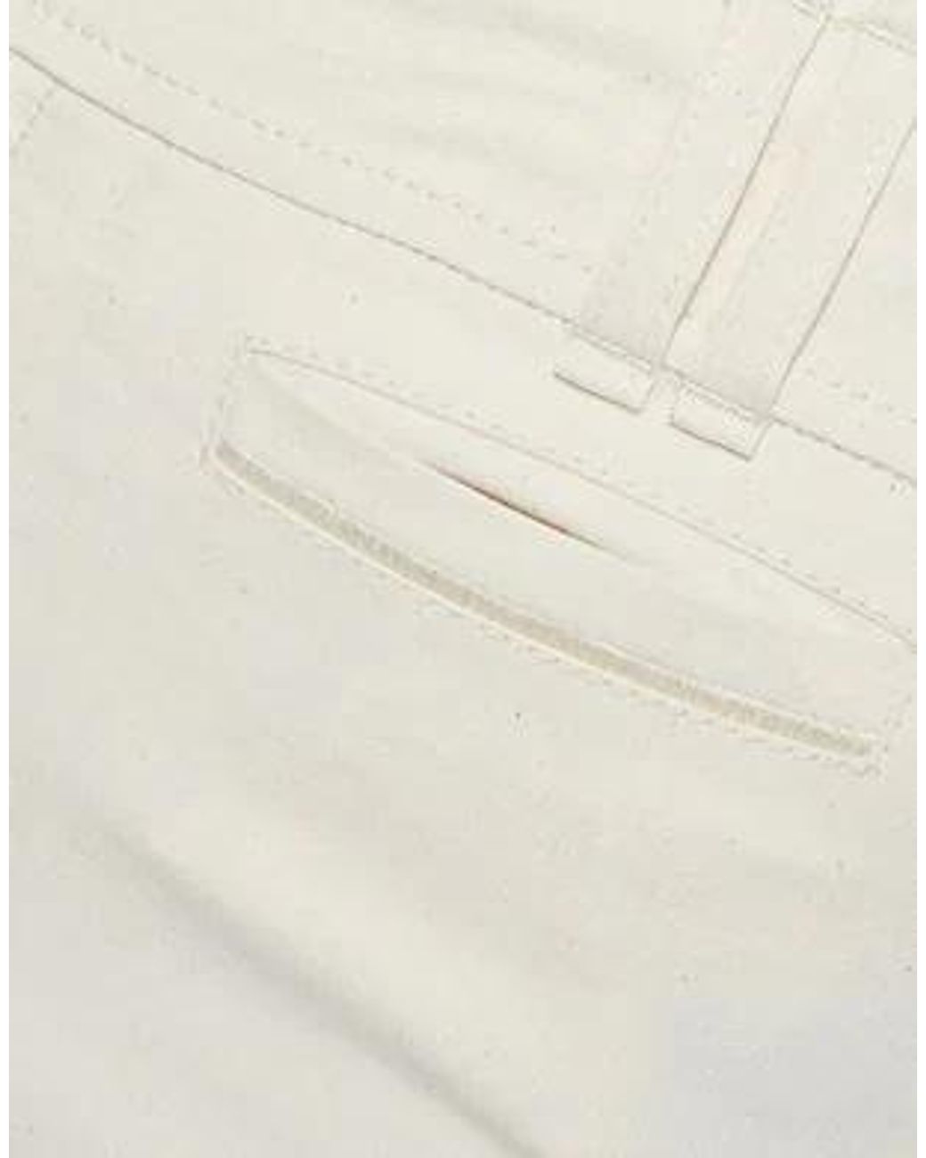 Isabel Marant White High-Waisted Casual Tapered Trousers