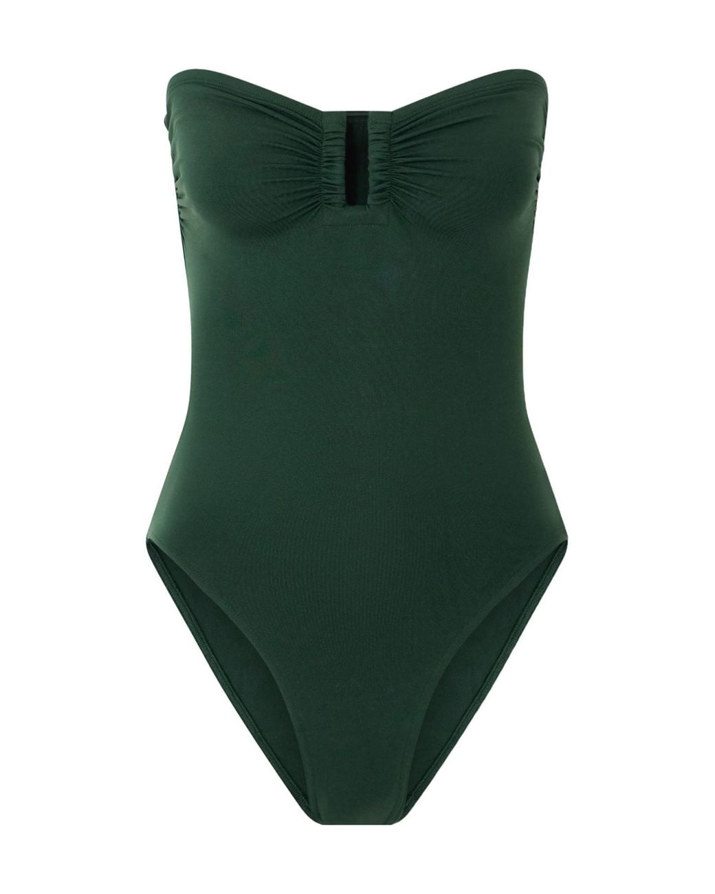 Eres Green Bandeau Swimsuit