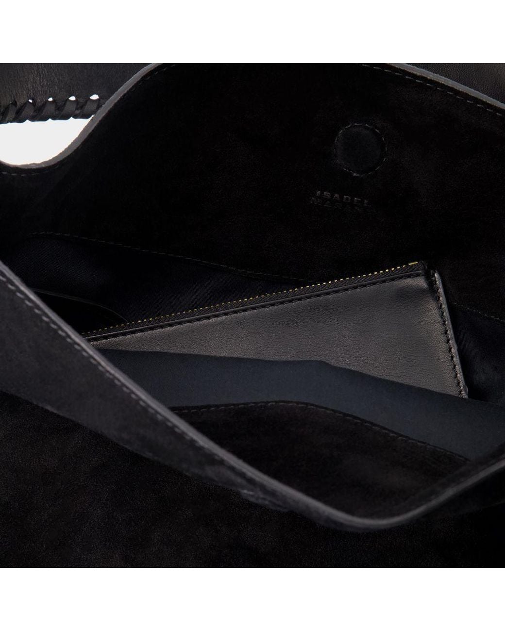 Isabel Marant Black Logo Shoulder Bag