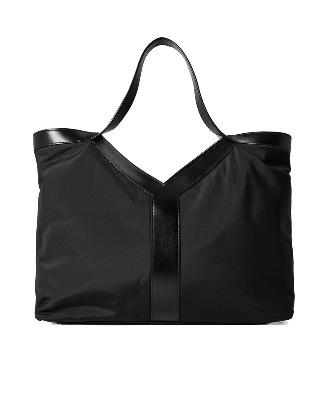 Saint Laurent Black Nylon Tote Bag for men