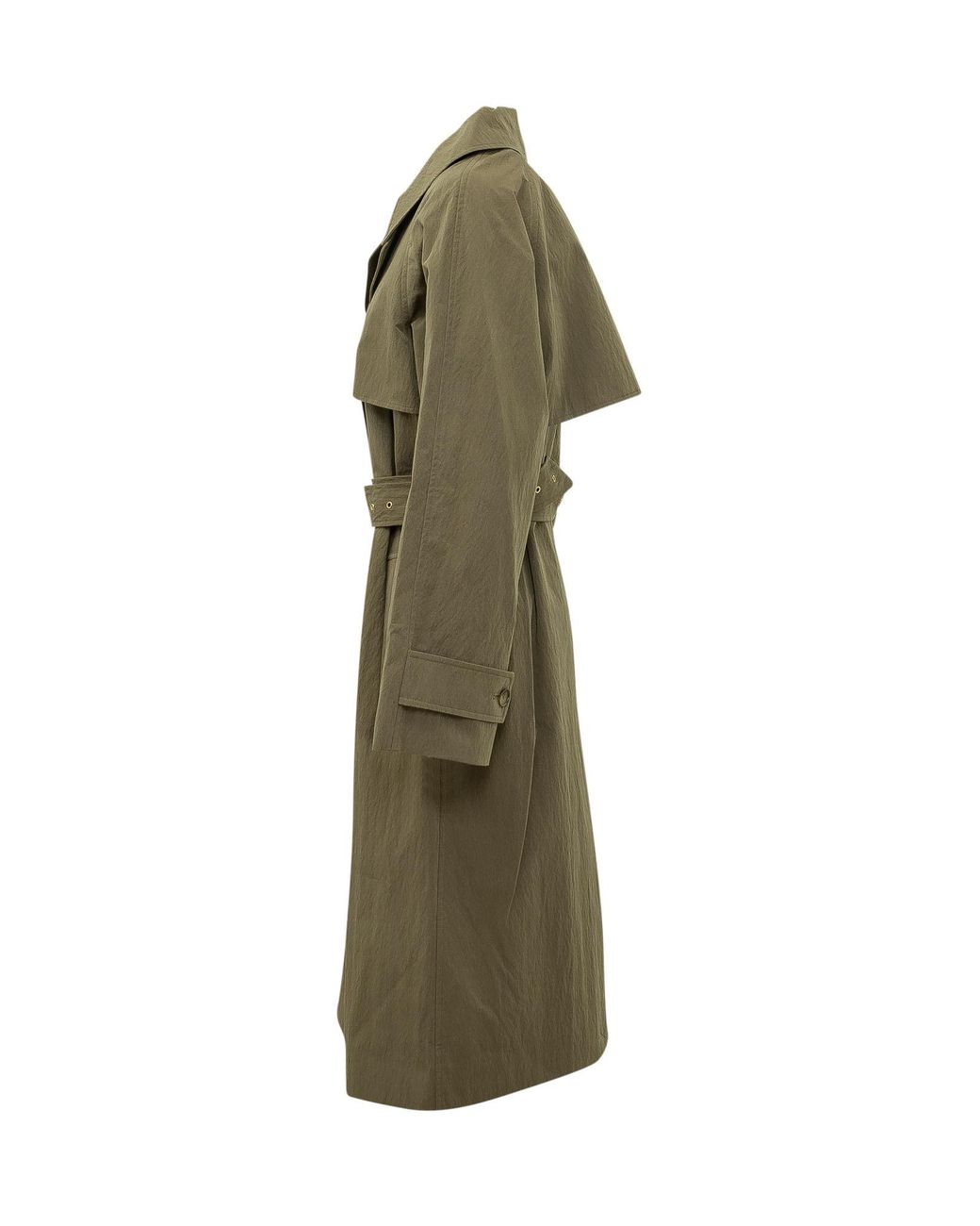 Michael Kors Natural Belted Double-Breasted Coat