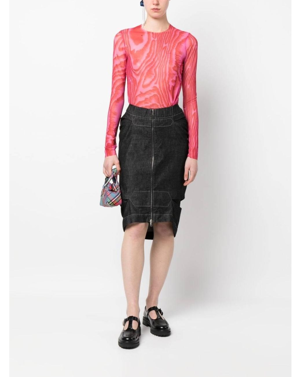 Vivienne Westwood Black Denim Skirt