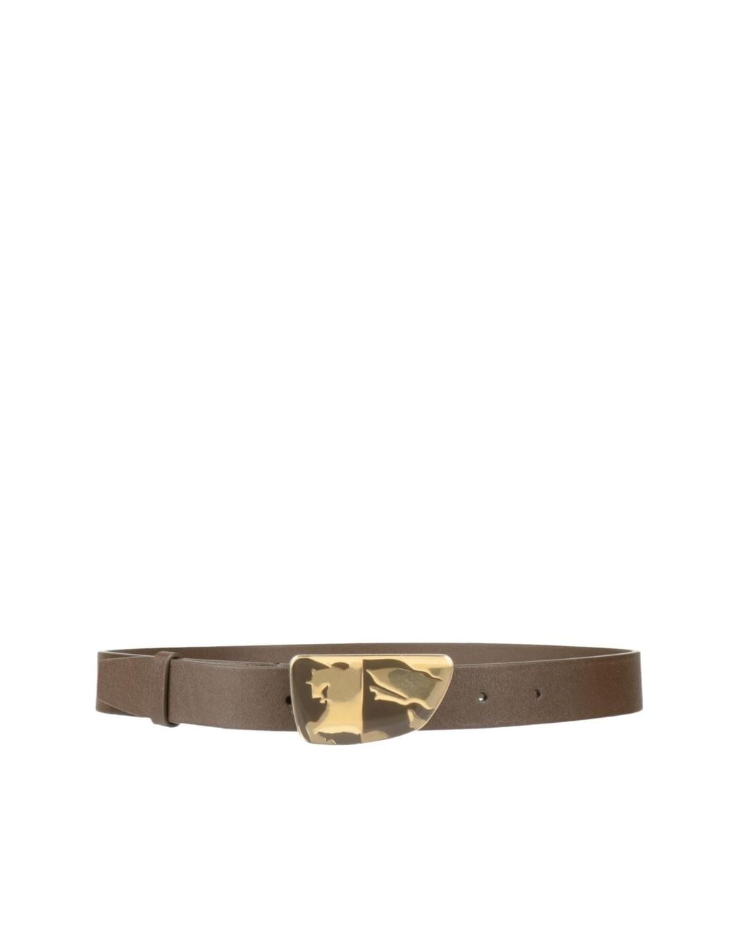 Burberry Brown Minimalist Thin Belt