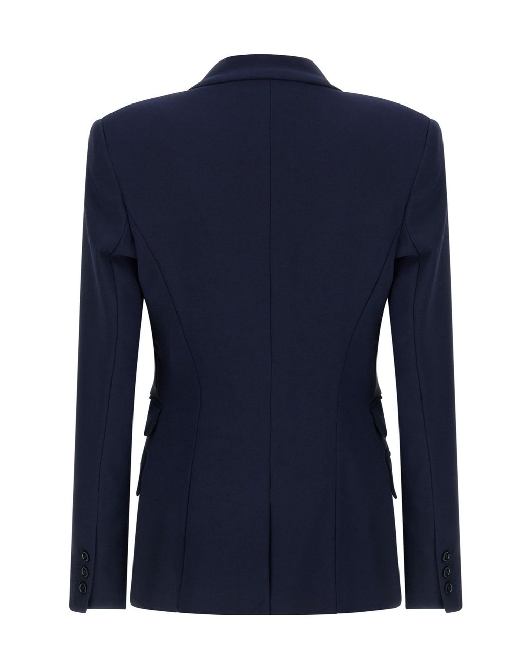 Elisabetta Franchi Blue Single Breasted Tailored Blazer