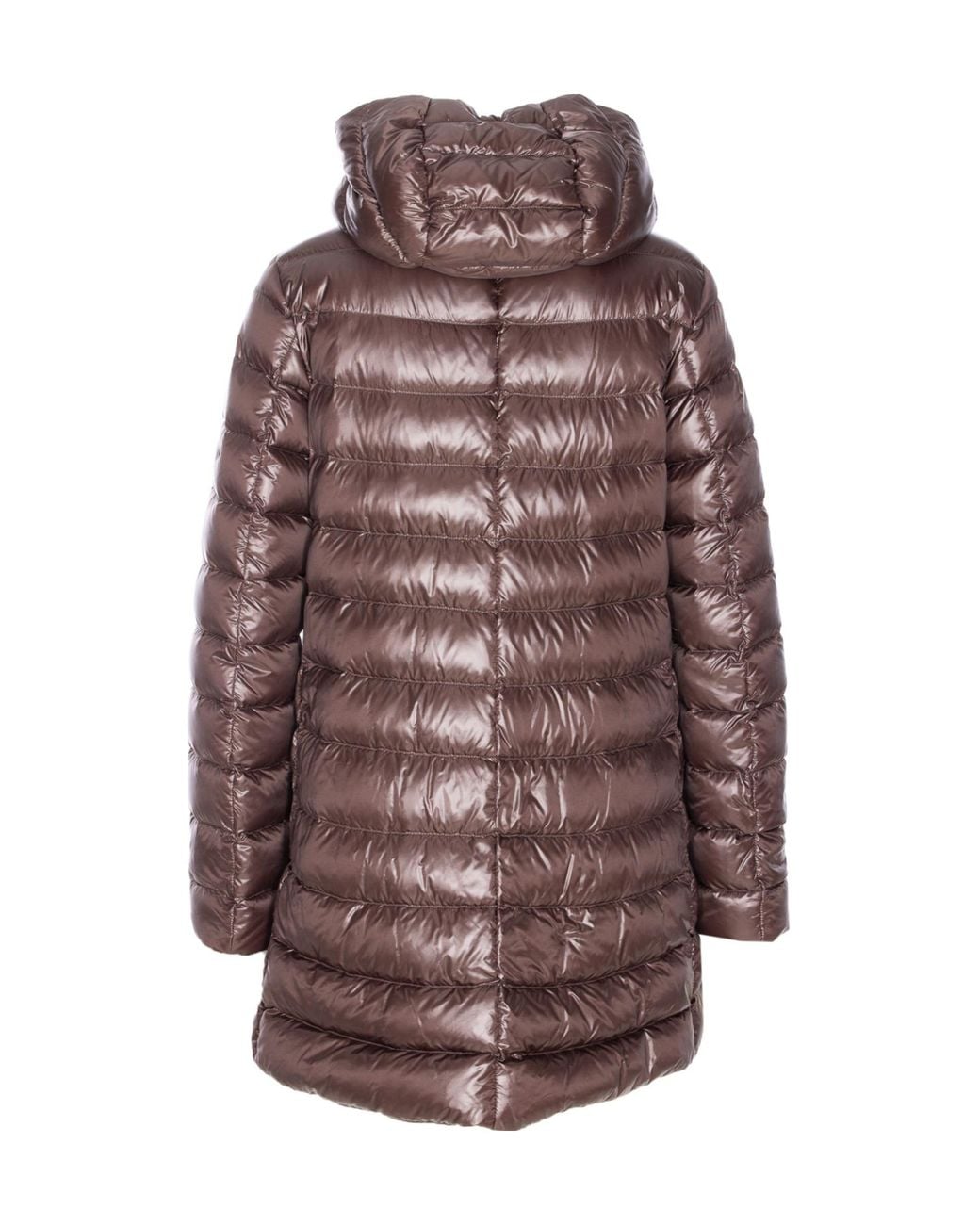 Herno Brown A-Shape Ultralight Down Jacket