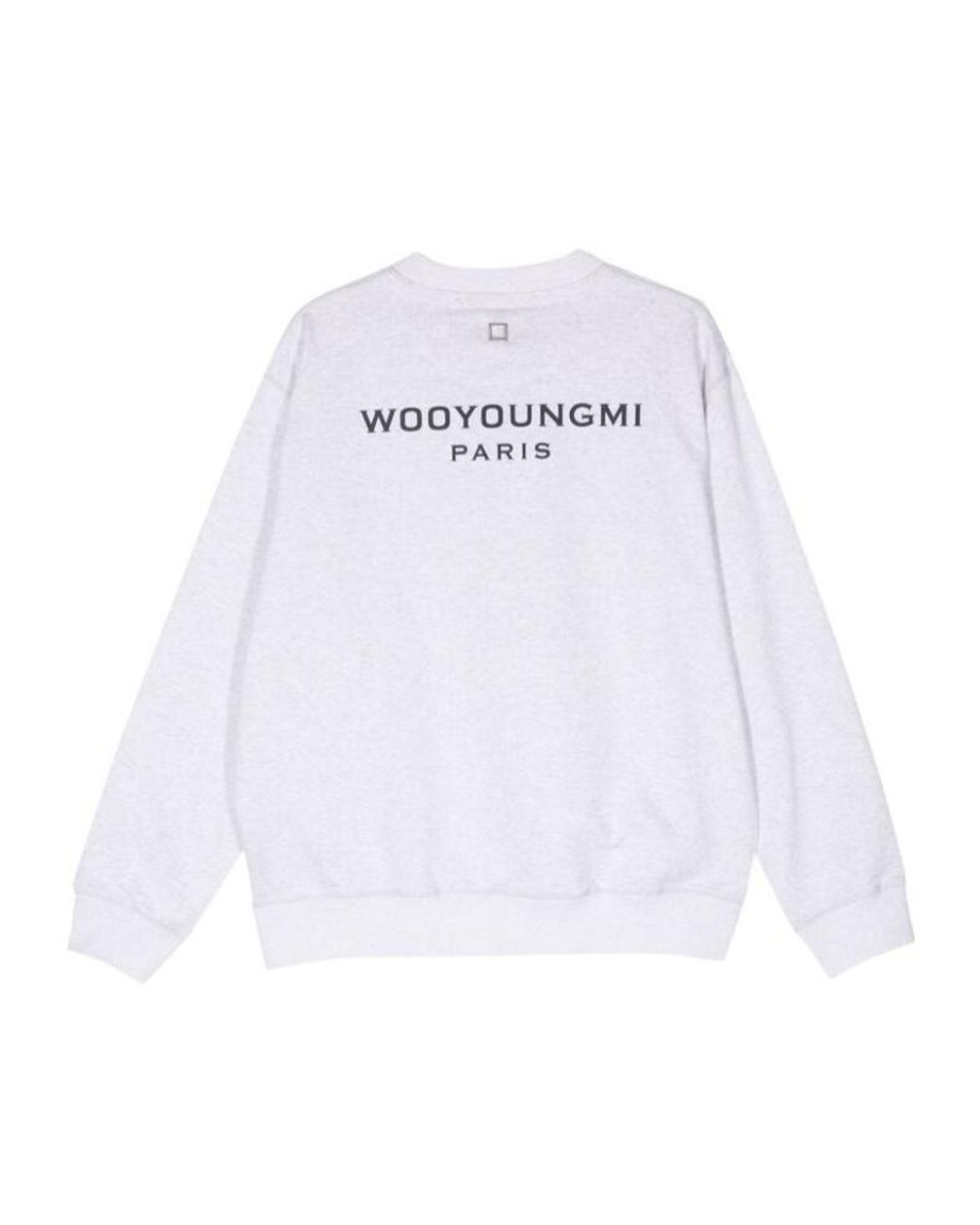 Wooyoungmi White Logo-Embroidered Sweatshirt for men