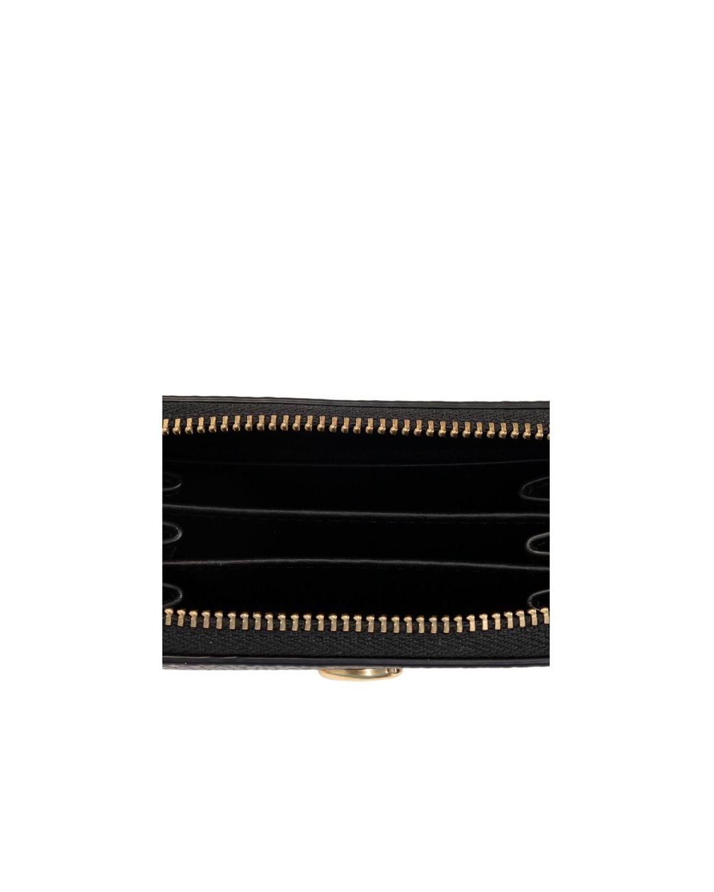 COACH Black Essential Small Zip Around Wallet