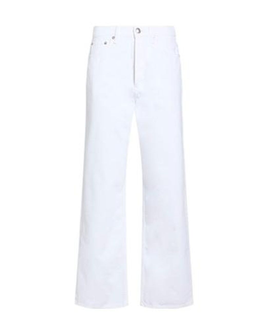 Rag & Bone White Denim Trousers