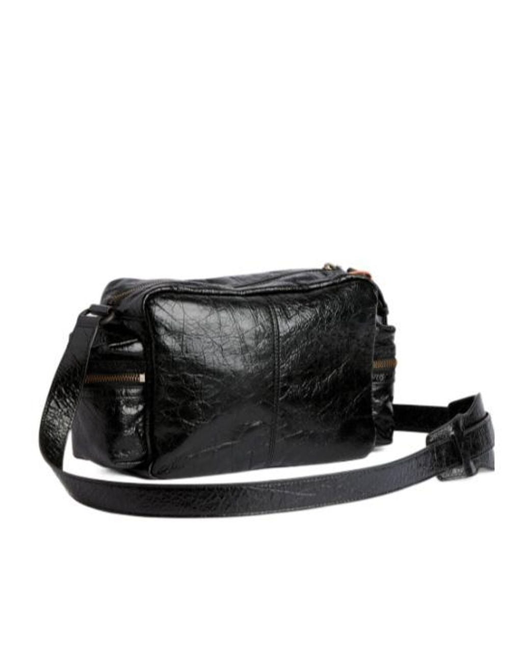 Balenciaga White Le City Messenger Bag for men