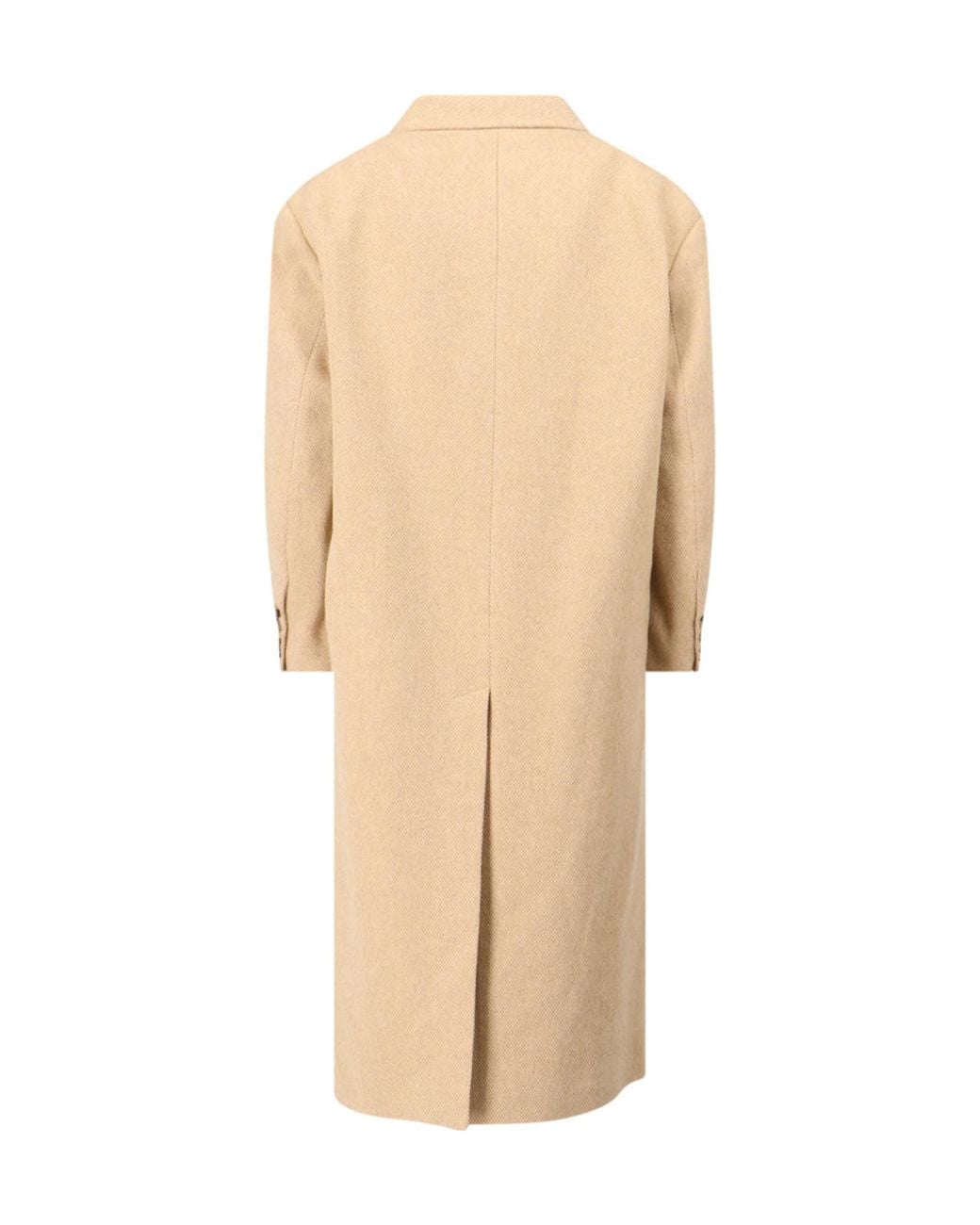 Isabel Marant Natural Double-Breasted Coat