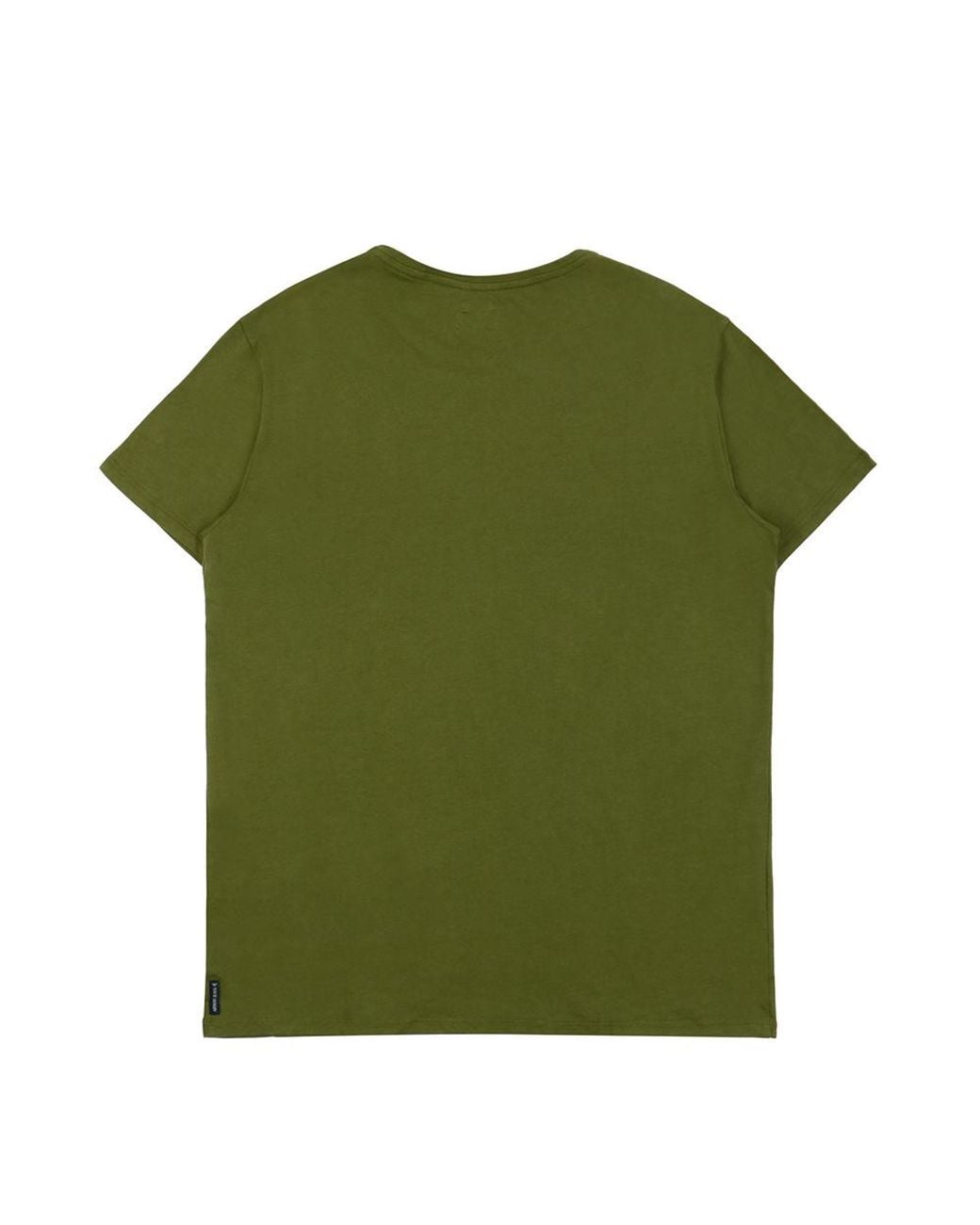 Armani Jeans Green Round Collar Printed T-Shirt for men