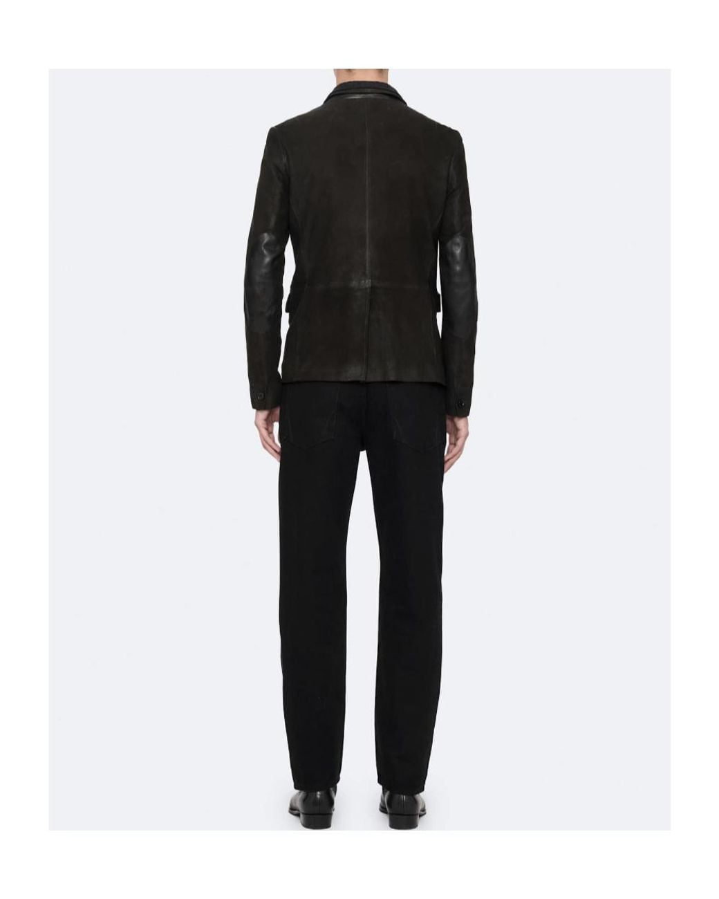 AllSaints Black Classic Tailored Jacket for men