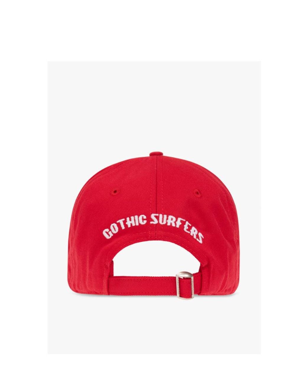 DSquared² Logo Embroidered Curved Peak Cap for men