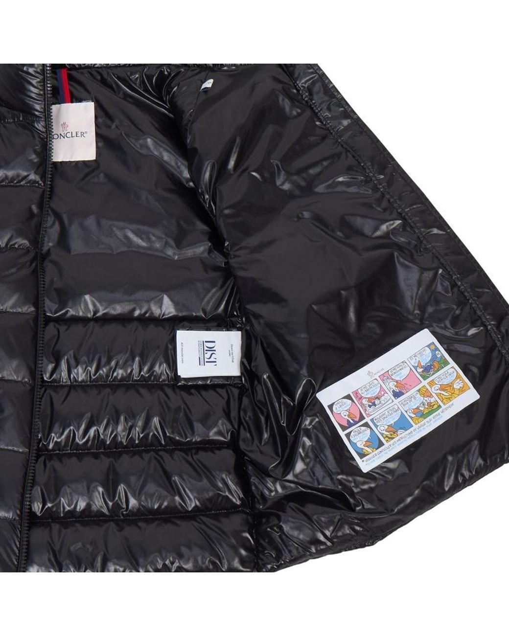 Moncler Black Waistcoats