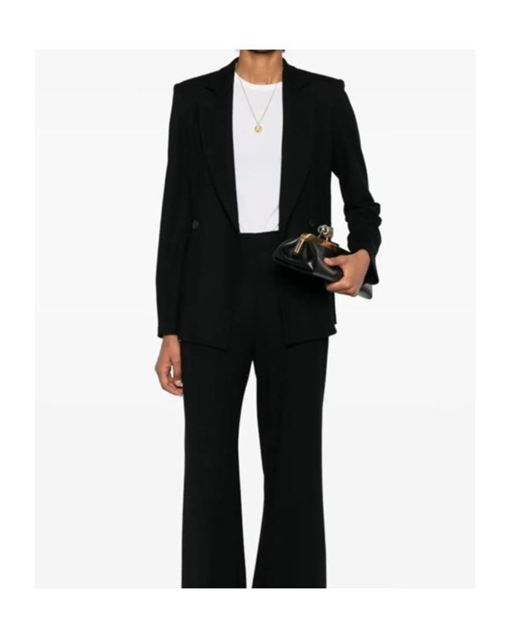 Harris Wharf London Black Double-Breasted Blazer