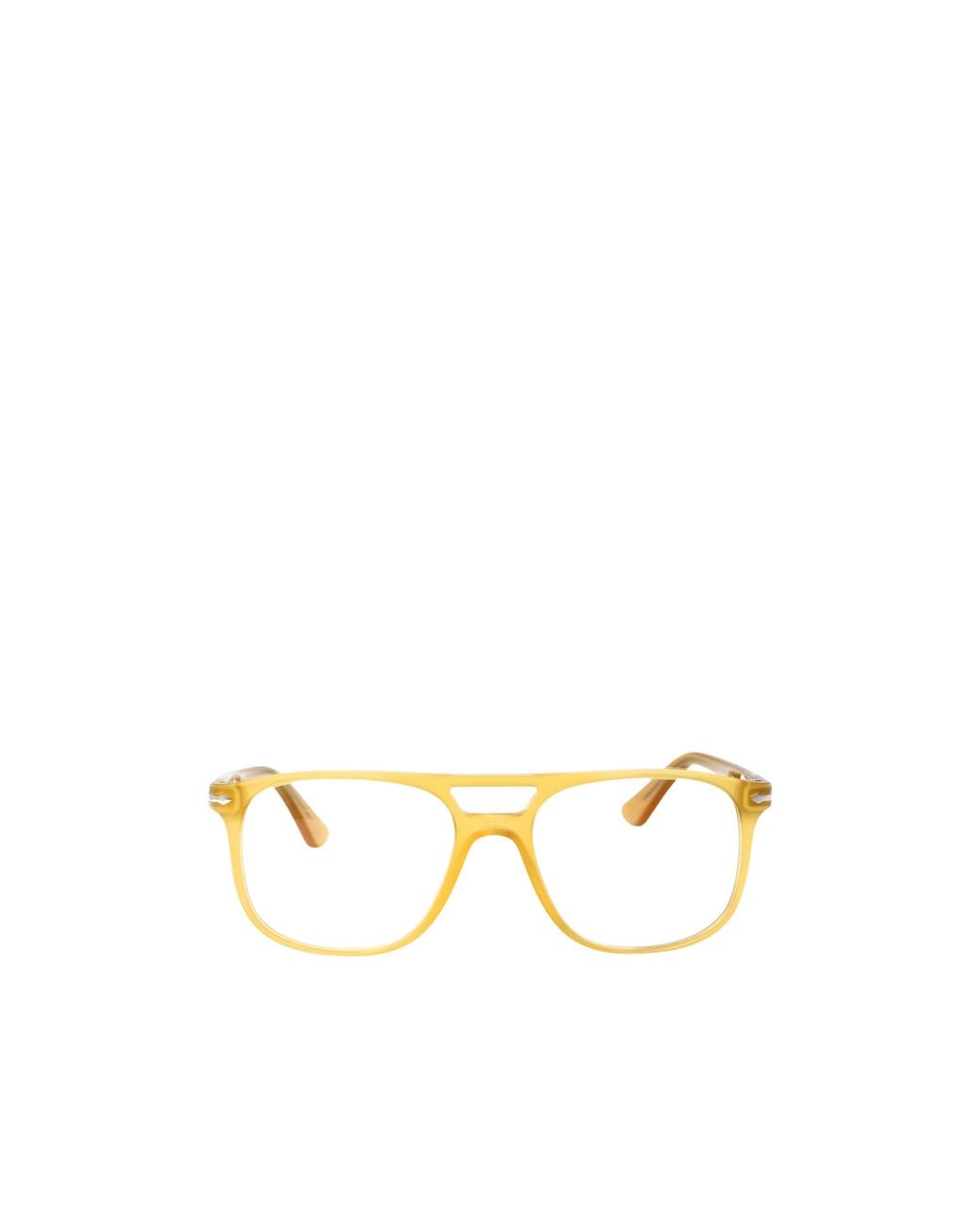 Persol Metallic Greta Pilot Frame Glasses for men