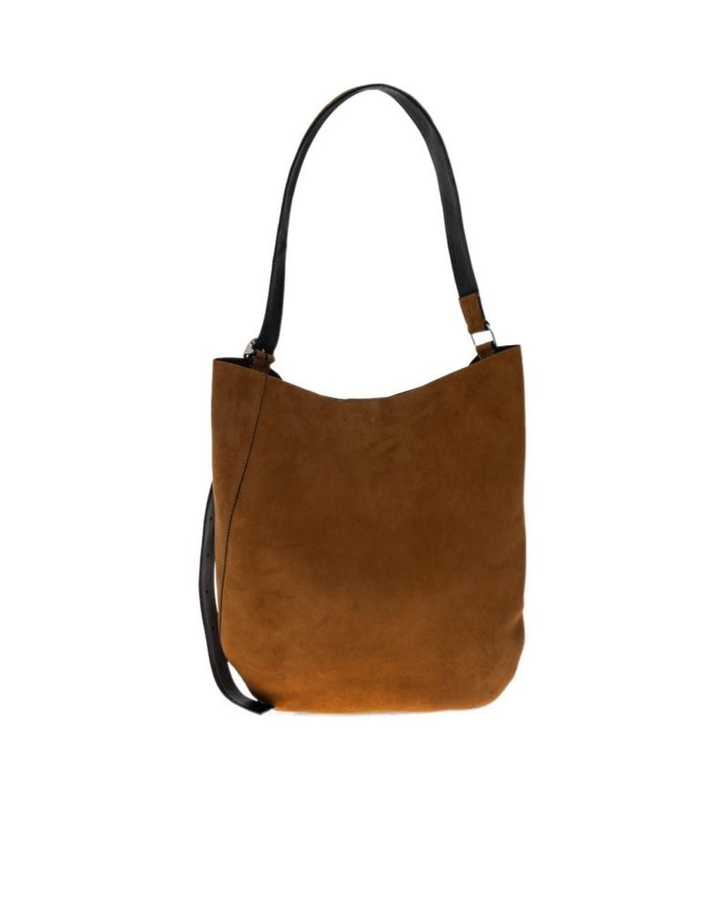 AllSaints Brown Esme Suede Tote Bag