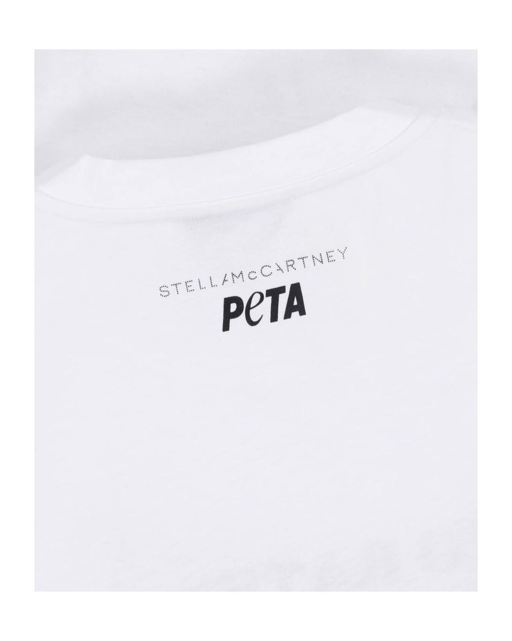Stella McCartney White Printed Crewneck T-Shirt