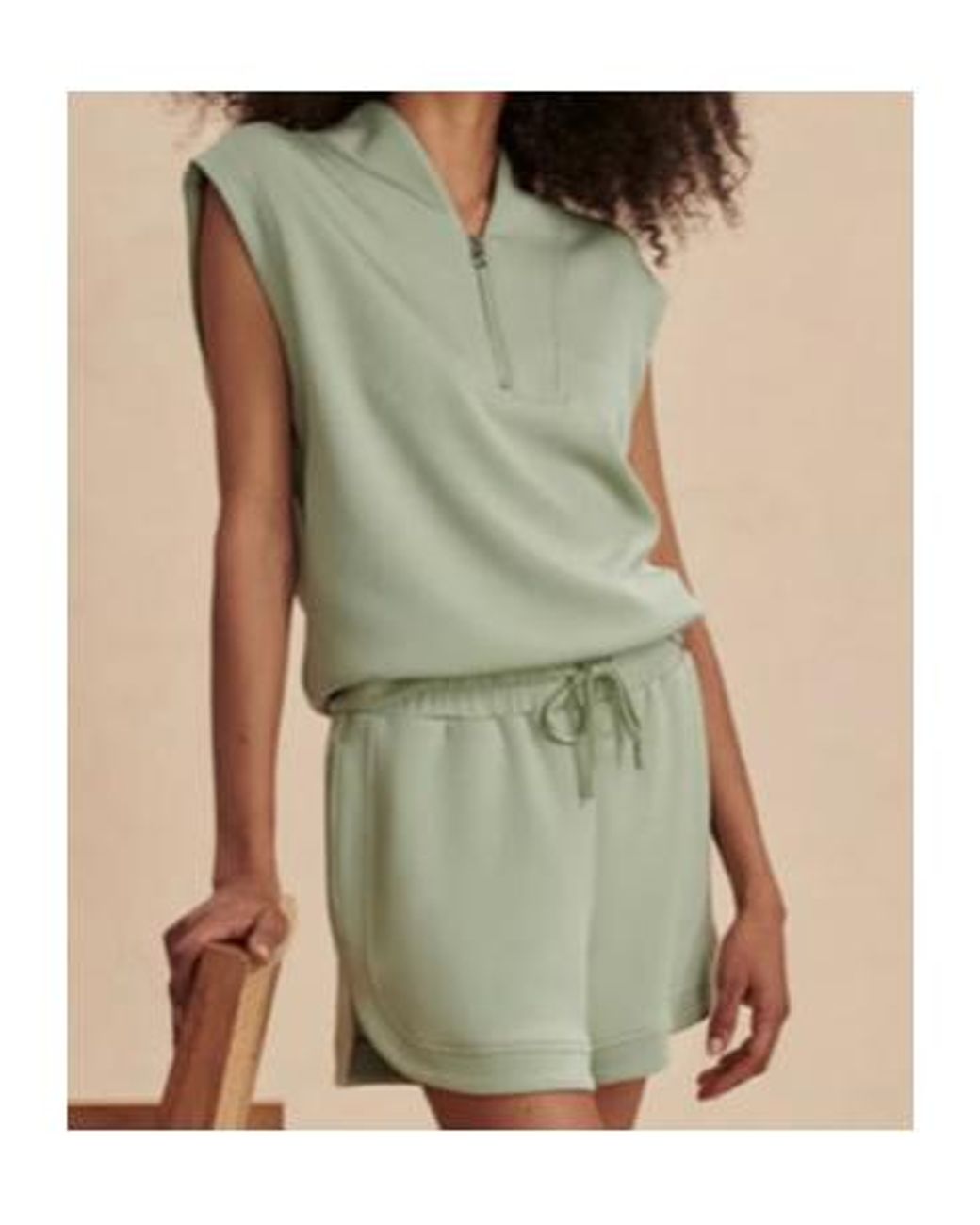 Varley Green Sleeveless Pullover