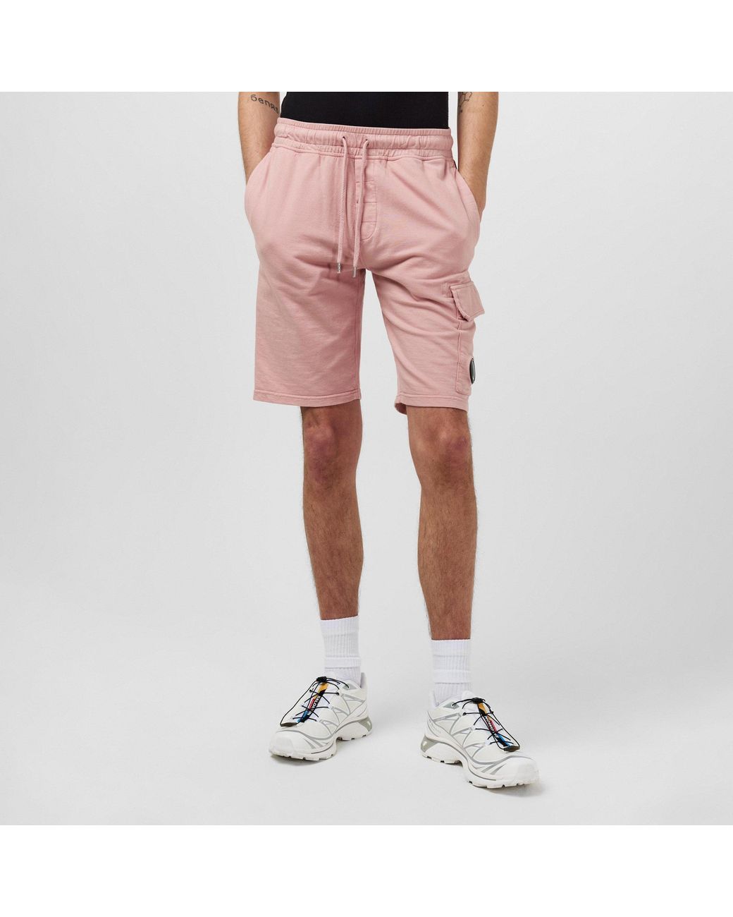 C P Company Pink Stylish Minimalist Shorts for men