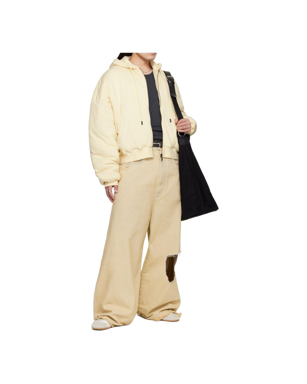 Lu'u Dan Natural Padded Hoodies for men